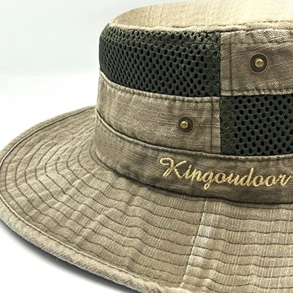 Fishing Hat Sun Protection Bucket Hat for Men Women Breathable Wide Brim Packab - Picture 2 of 6